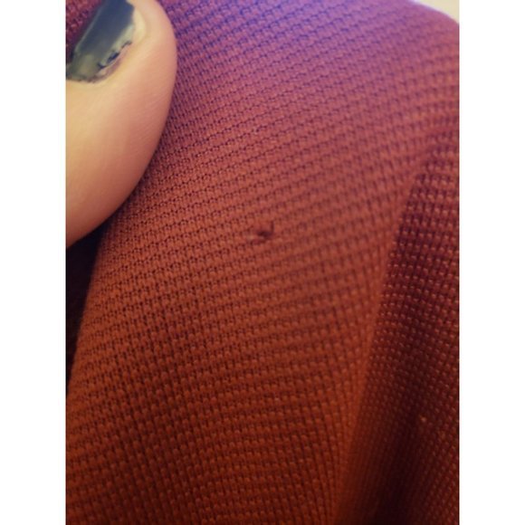 Vintage 70s Burgundy Pleated Trousers - Picture 6 of 6